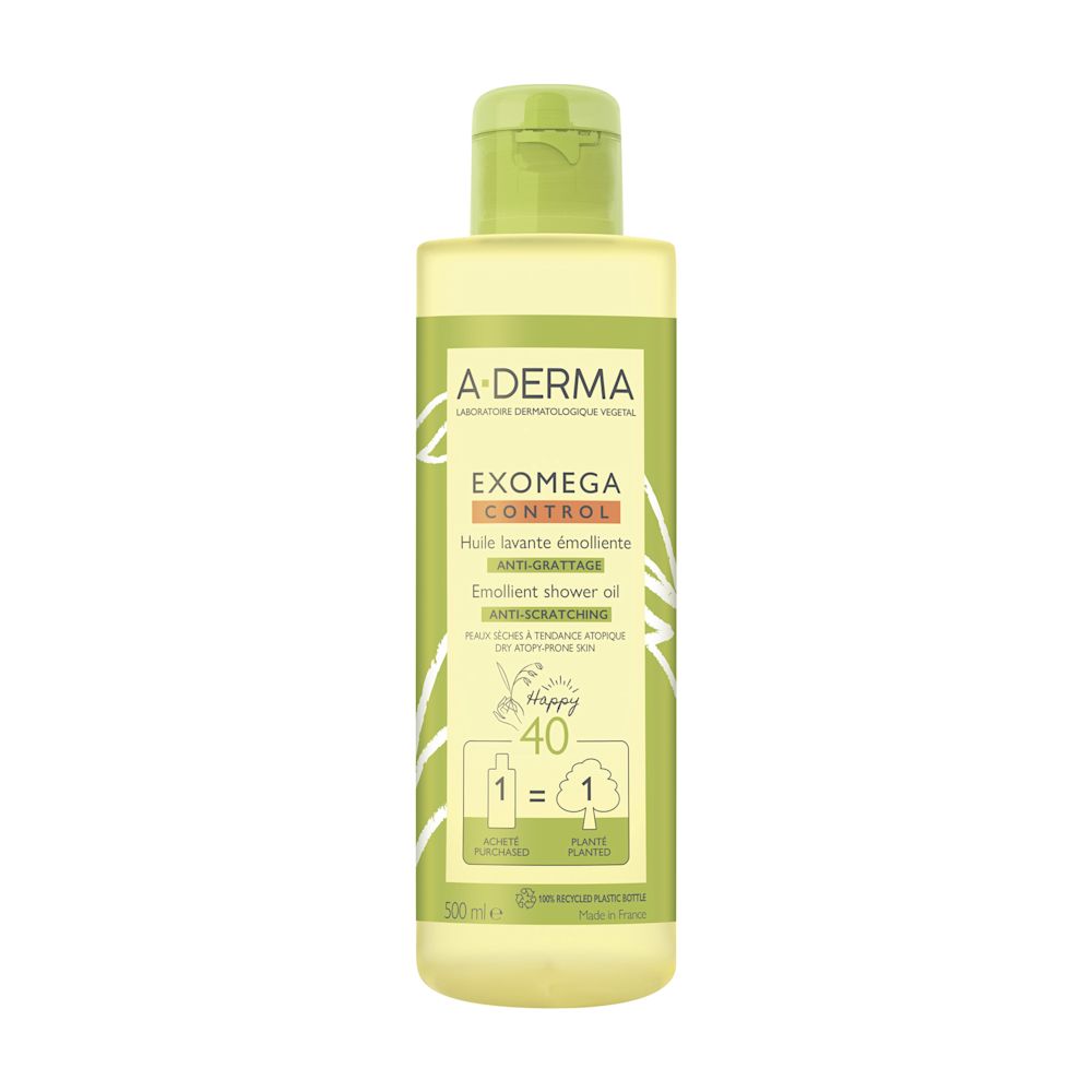 A - Derma Exomega Control Olio Lavante Emolliente Viso e Corpo 500 ml